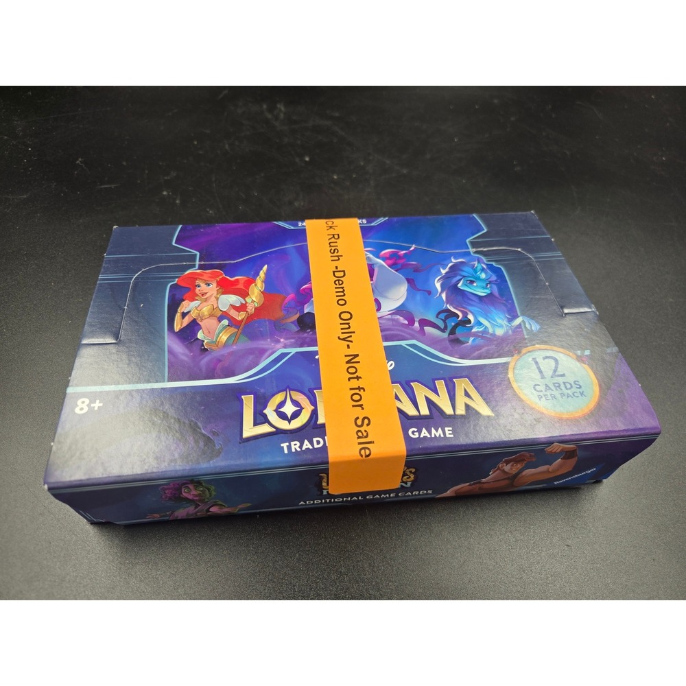 Disney Lorcana Ursula's Return Booster Box 24 Packs Demo Only Quick Rush Sealed